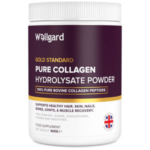 كولاجين ببتيد باودر 400 جرام - كولاجين بقري حلال - Wellgard Gold Standard Pure Collagen Hydrolysate Powder 400 gm