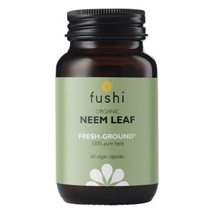 خلاصة أوراق النيم العضوية 60 كبسولة - Fushi Organic Neem Leaf 60 Capsules