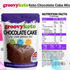 جروفي كيتو خليط كيك الشوكولاتة قليل الكربوهيدرات 260 جرام - Groovy Keto Chocolate Cake Low Carb Baking Mix 260 gm