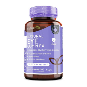 فيتامينات لصحة العين 90 كبسولة - Nutravita Natural Eye Complex 90 Vegan Capsules - Herbanta -  تسوق الان بأفضل سعر في السعودية
