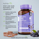 فيتامينات لصحة العين 90 كبسولة - Nutravita Natural Eye Complex 90 Vegan Capsules