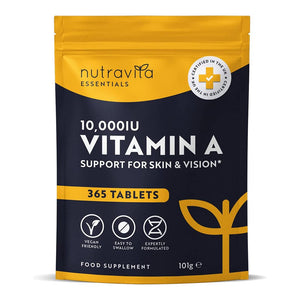 فيتامين أ 10000 وحدة دولية 365 قرص - Nutravita Vitamin A 10000 IU 365 Tablets