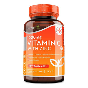فيتامين سي مع زنك 210 قرص -  Nutravita Vitamin C With Zinc Tablets 210’s