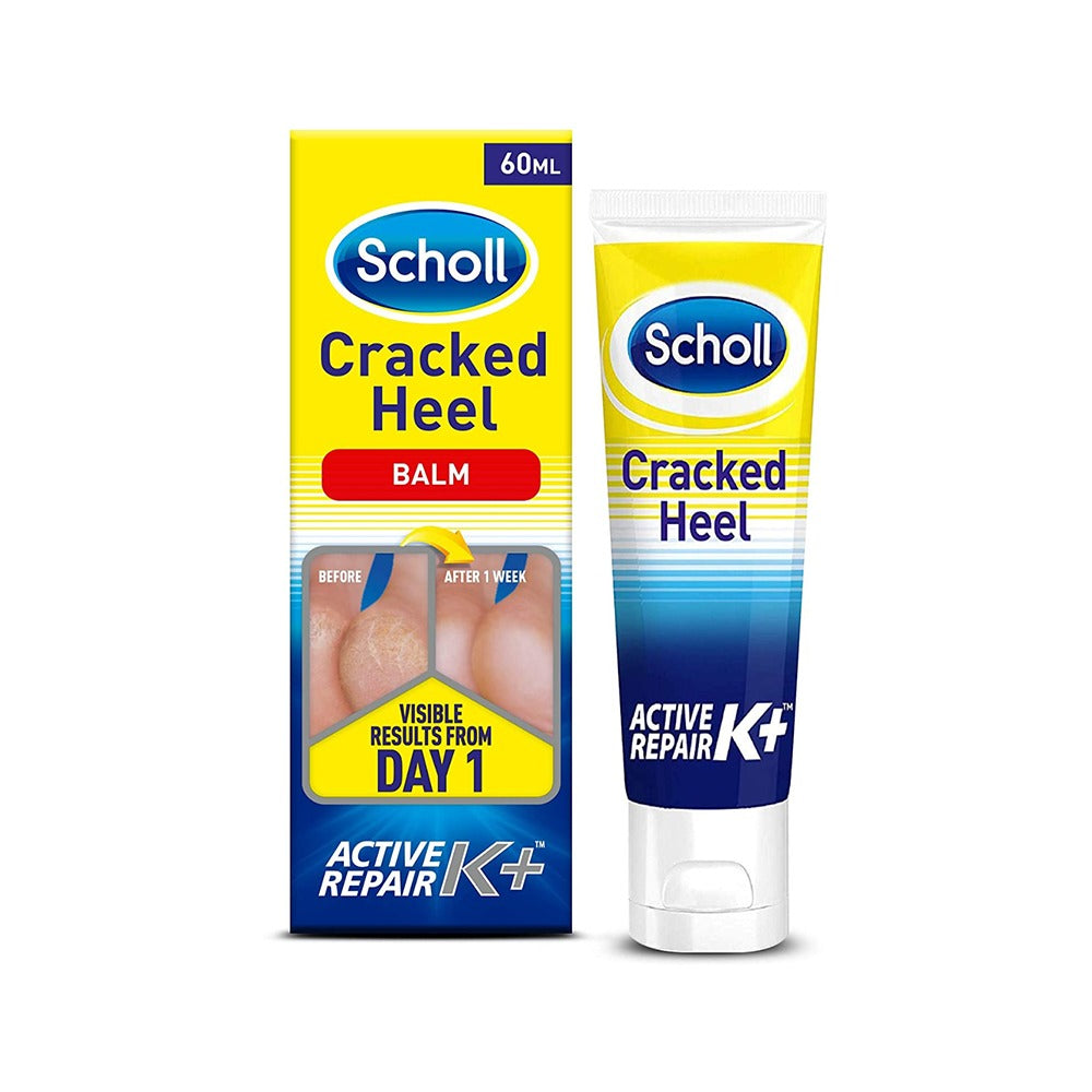 Scholl Cream to repair and moisturize cracked heels and remove