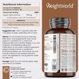 كبسولات القرفة العضوية 1000 ملج 180 كبسولة - Weight World Organic Cinnamon 1000 mg Capsules 180’s