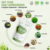 بودر سوبر جرين العضوي الوجبة الخضراء 200 جرام - Weight World Organic Super Greens Powder 200 gm