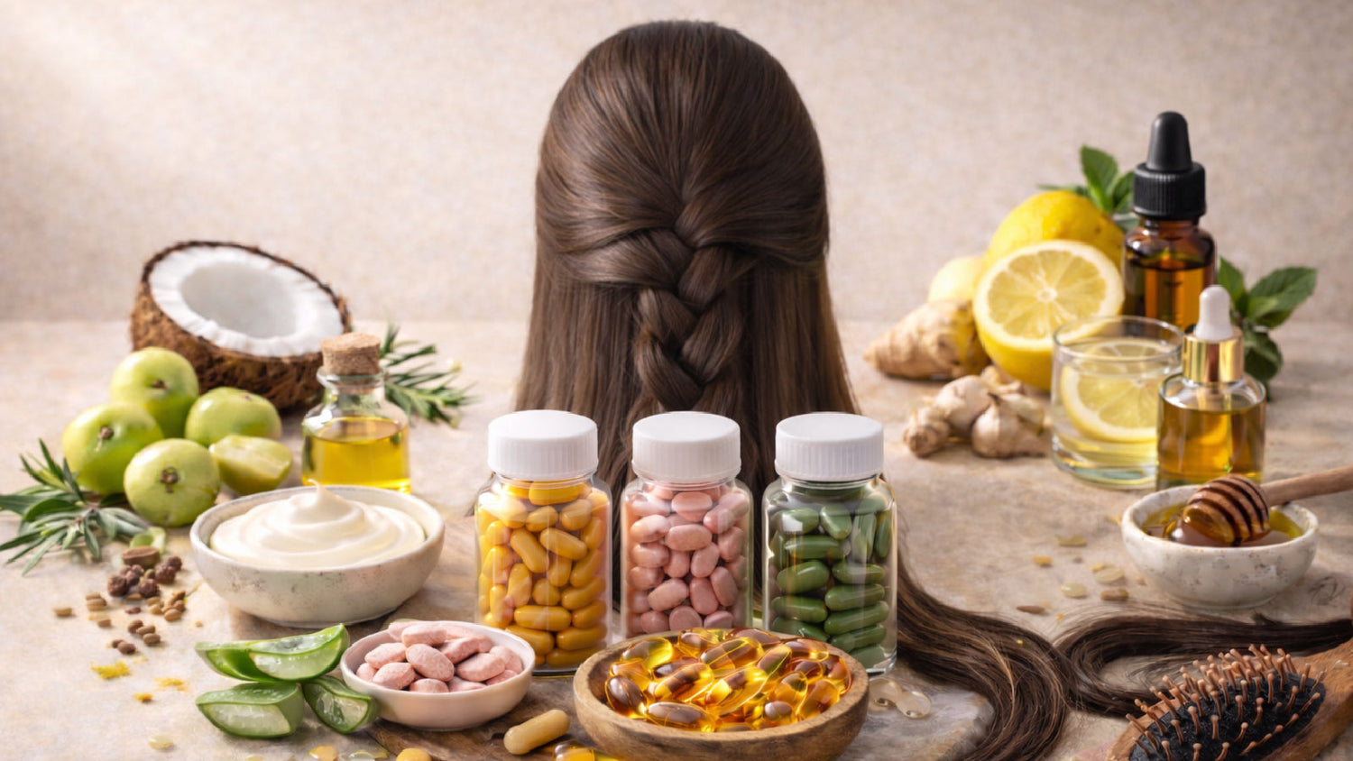 أفضل فيتامينات للشعر