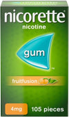 نيكوريت 4 ملج لبان نيكوتين 105 قطعة - Nicorette 4 mg Nicotine Gum 105 Pieces