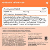 فيتامين ب12 تركيز 1000 ميكج 450 قرص - Nutravita Vitamin B12 1000mcg 450 Tablets