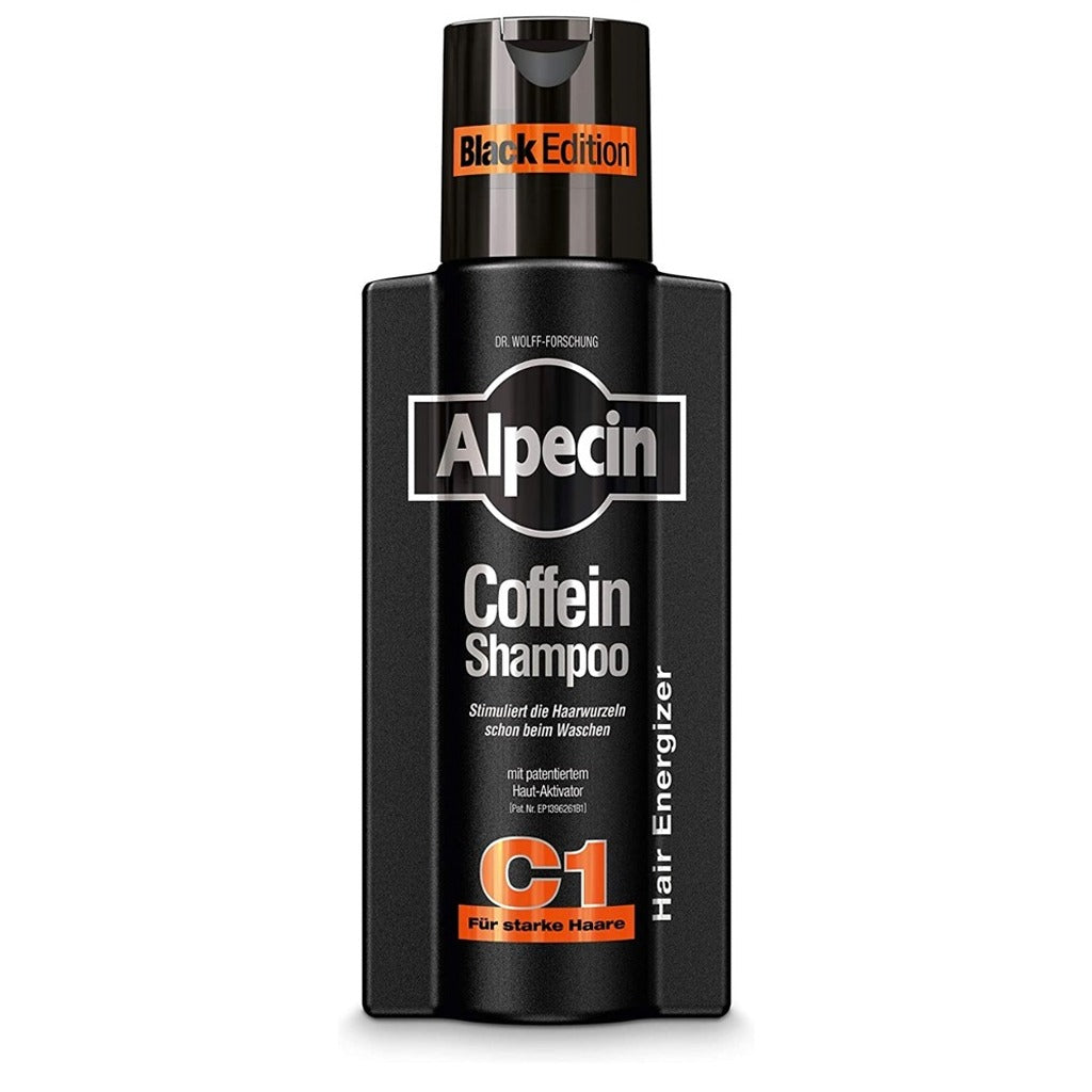 البشين الاسود كافيين شامبو للرجال 250 مل - Alpecin Black Caffeine Shampoo for Men 250ml