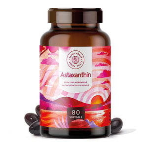 أستازانثين 12 ملج 80 كبسولة - Alpha Foods Astaxanthin 12 mg 80 Vegan Softgels