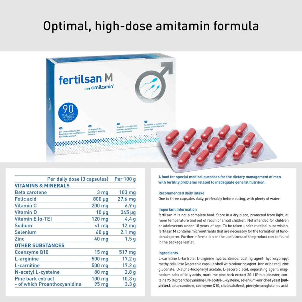 أميتامين فيرتلسان إم 270 كبسولة - Fertilsan M Amitamin 270 Capsules