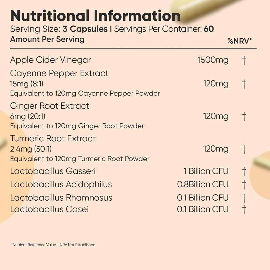 مركب خل التفاح 1860 ملج 180 كبسولة - WeightWorld Apple Cider Vinegar Complex 1860mg 180 Capsules