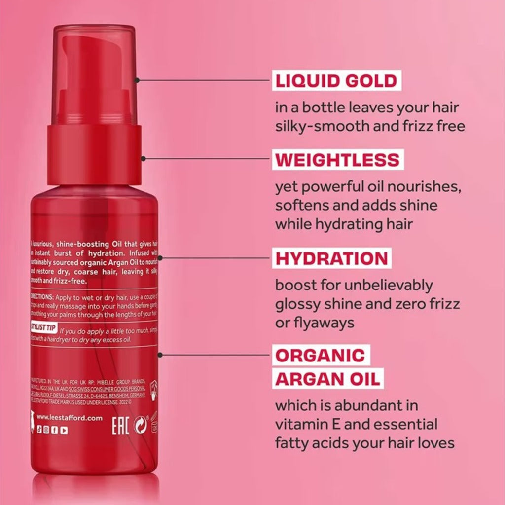 لي ستافورد زيت الأرجان المغربي  50 مل - Lee Stafford Argan Oil from Morocco Nourishing Miracle Oil 50ml