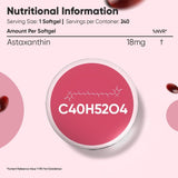 أستازانثين 18 ملج 240 كبسولة - WeightWorld Natural Astaxanthin 18mg 240 Capsules