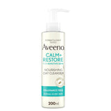 غسول الشوفان المغذي للبشرة الحساسة 200 مل - Aveeno Face Calm+Restore Nourishing Oat Cleanser For Sensitive Skin 200ml