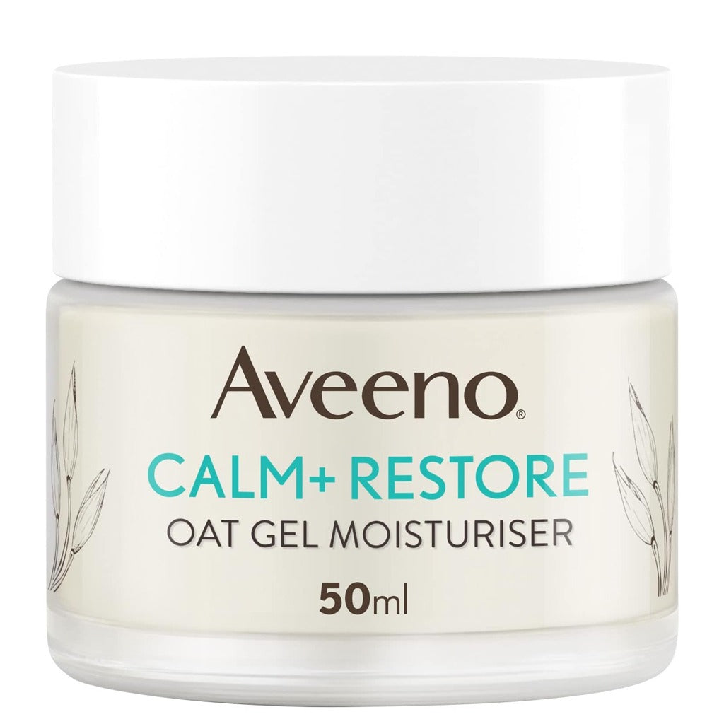 Aveeno Face Calm+Restore Oat Gel Moisturizer For Sensitive Skin 50ml 