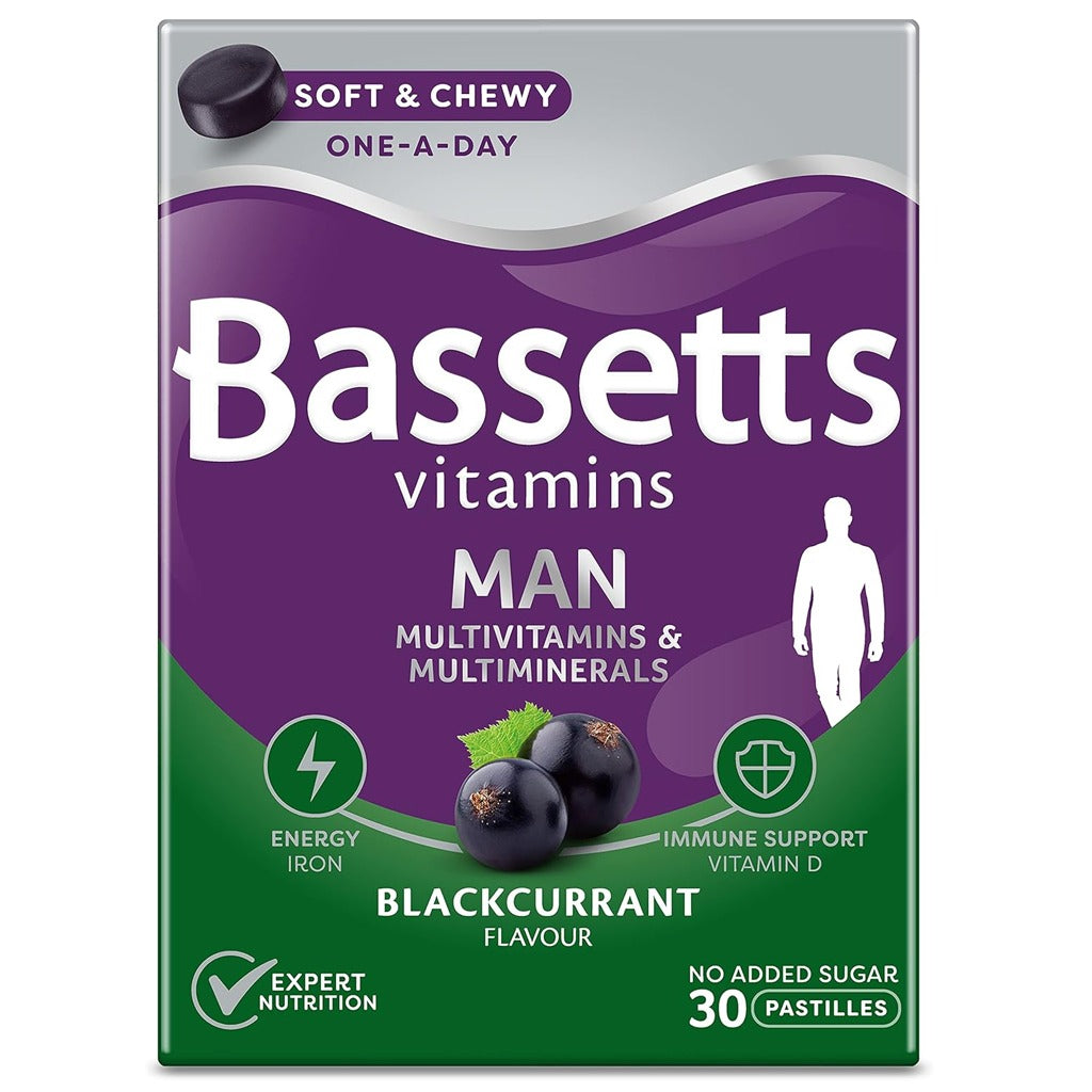 Bassetts Vitamins Man Multivitamins &amp; Multiminerals Pastilles 30's 