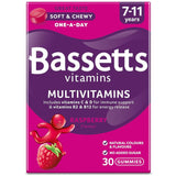 باسيتس فيتامينات للأطفال 7-11 سنوات 30 باستيليا مضغ - Bassetts Vitamins Multivitamins 7-11 Years Pastilles 30's