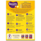 باسيتس أوميجا 3 مع فيتامينات لعمر 12-18 سنة 30 باستيليا مضغ - Bassetts Vitamins Omega 3 & Multivitamins 12-18 Years Pastilles 30's