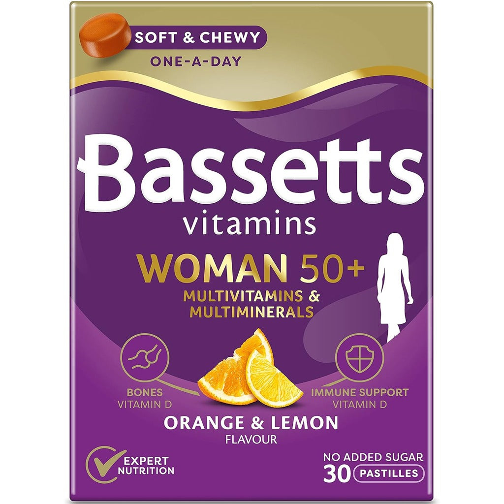 Bassetts Vitamins Woman 50+ Multivitamins &amp; Multiminerals Pastilles 30's 