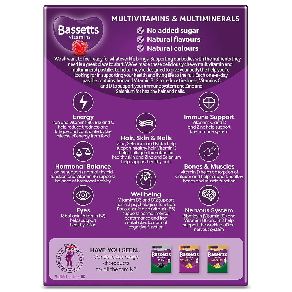Bassetts Vitamins Woman Multivitamins &amp; Multiminerals Pastilles 30's