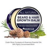 مرطب تصفيف شعر اللحية - Beard Club Beard & Hair Growth Balm