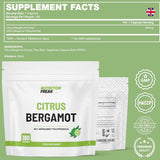 خلاصة فاكهة البرغموت الحمضية 500 ملج 180 كبسولة -  Freak Athletics Citrus Bergamot Extract 500 mg 180 Capsules