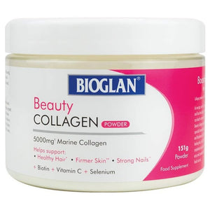 بيوجلان بيوتي كولاجين بحري للبشرة باودر 5000 مجم 151 جرام - Bioglan Beauty Collagen Powder 5000 mg 151 gm