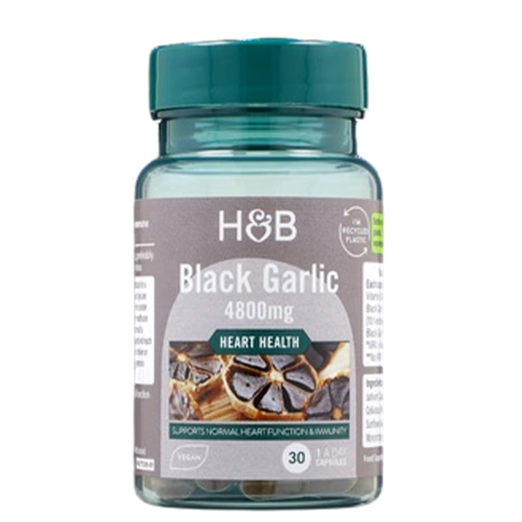 Black Garlic Capsules 30's - Holland &amp; Barrett Black Garlic Capsules 30's