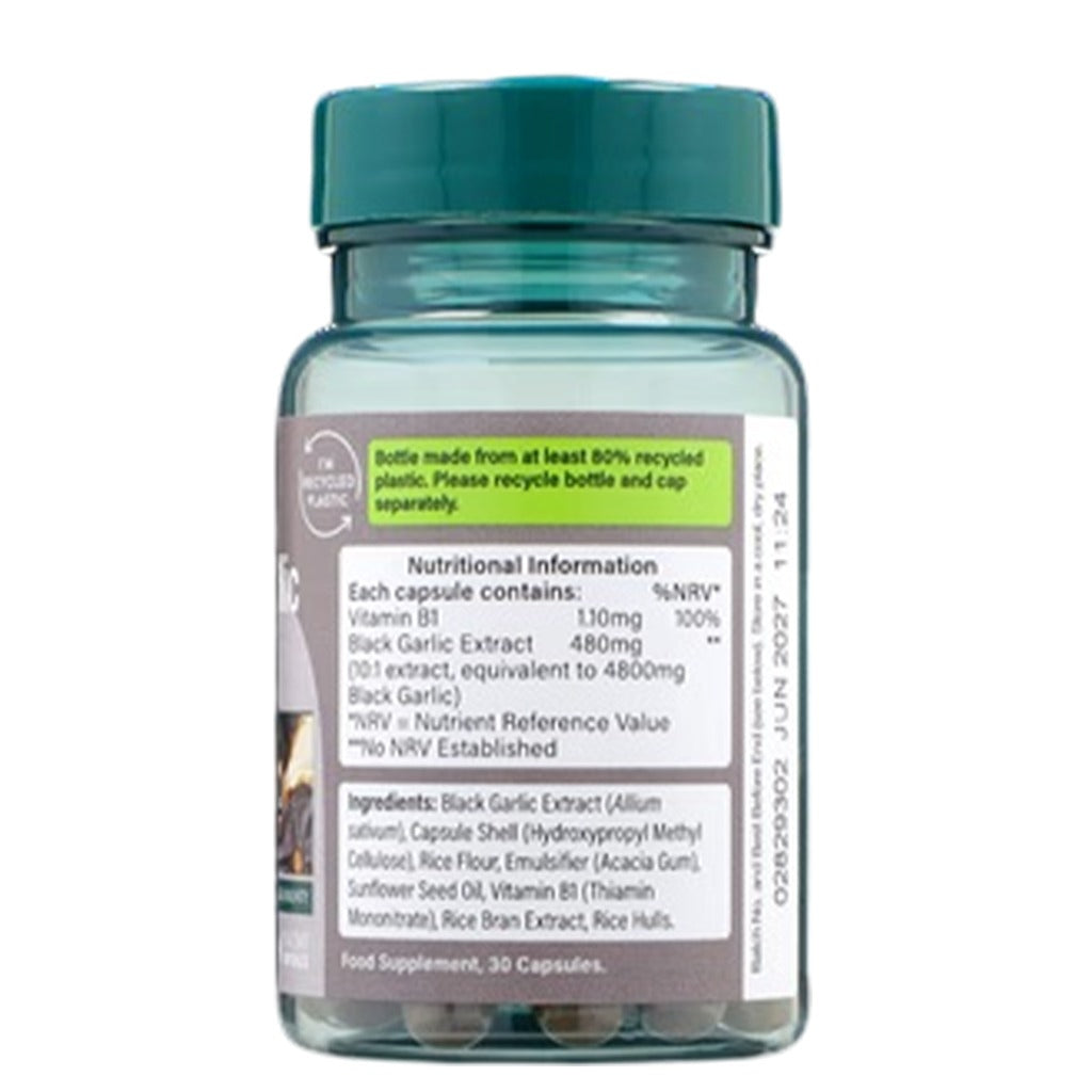 Black Garlic Capsules 30's - Holland &amp; Barrett Black Garlic Capsules 30's