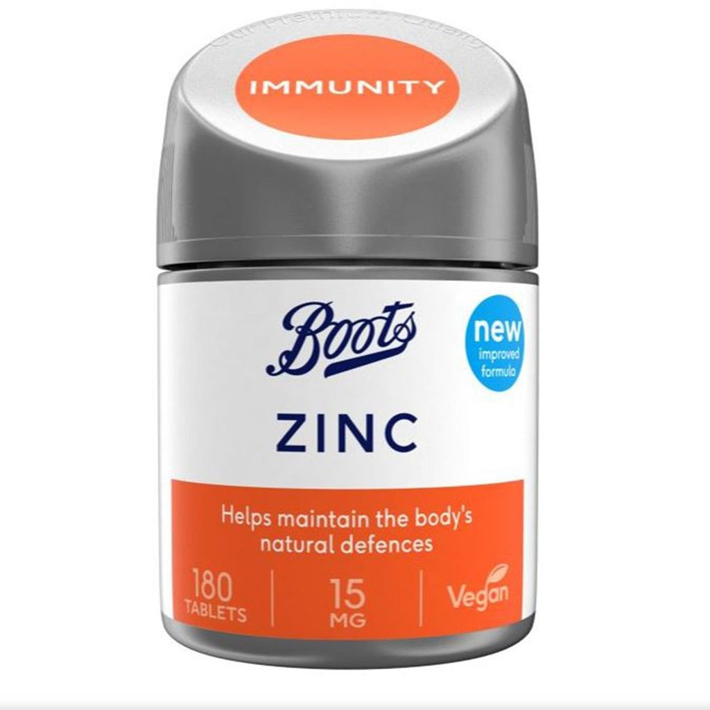 Boots Zinc 15 mg Tablets 180's