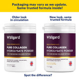 كولاجين ببتيد باودر 400 جرام - كولاجين بقري حلال - Wellgard Gold Standard Pure Collagen Hydrolysate Powder 400g