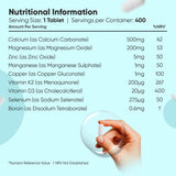 Weight World Calcium, Magnesium &amp; Zinc With Vit.D3 400 Tablets