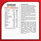 سنتروم فروتي 30 قرص مضغ - Centrum Fruity Chewables Tablets 30’s