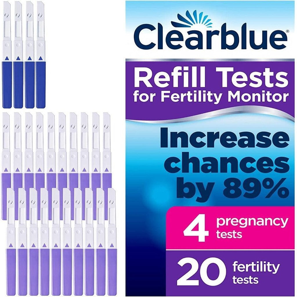 كليربلو جهاز مراقبة التبويض + 20 شريط اختبار - Clearblue Monitor + 20 Tests Refill Pack