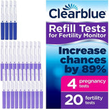 Clearblue Ovulation Monitor + 20 Test Strips Clearblue Monitor + 20 Tests Refill Pack