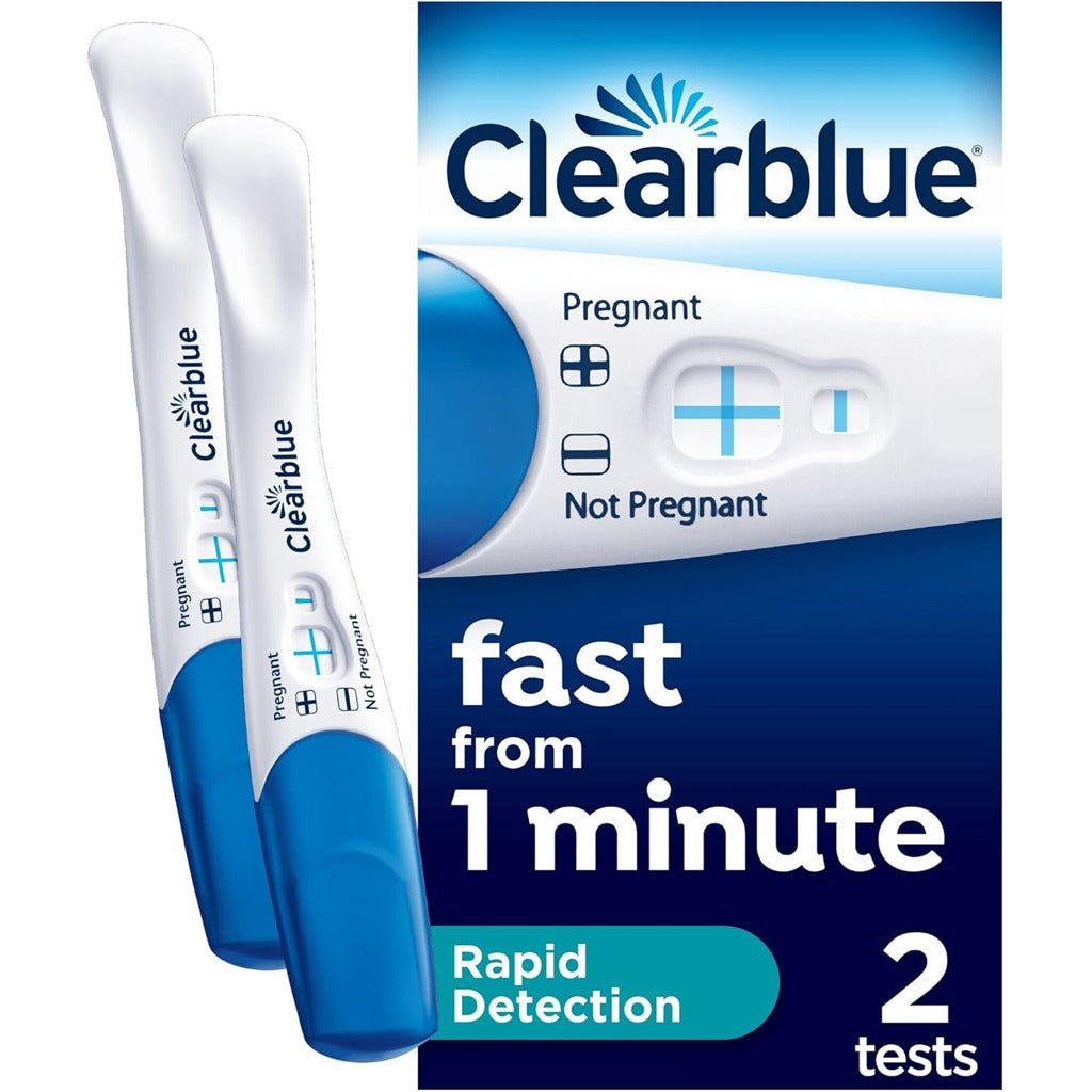 كليربلو اختبار الحمل السريع لنتائج خلال دقيقة واحدة - Clearblue Rapid Detection Pregnancy Test, Result as Fast as 1 Minute