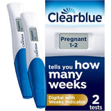 كليربلو اختبار الحمل الرقمي مع مؤشر الأسابيع - Clearblue Pregnancy Digital Test with Weeks Indicator