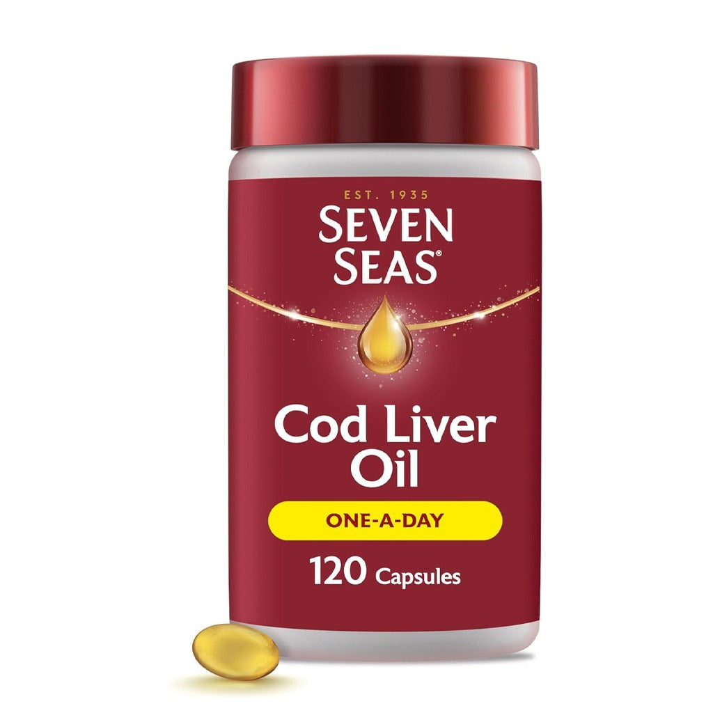 Seven Seas Omega 3 Plus Cod Liver Oil One-A-Day 120's