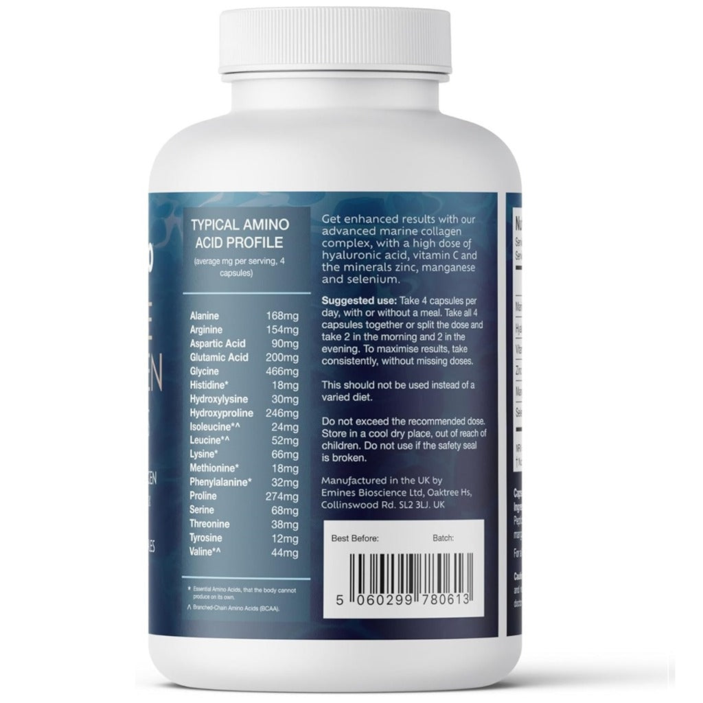 كوريكسيكو كولاجين بحري للبشرة 2000 مجم مدعم بالهيالورونيك اسيد وفيتامين سي 120 كبسولة