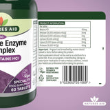 مركب الإنزيمات الهاضمة 60 قرص - Natures Aid Digestive Enzyme Complex 60 Tablets