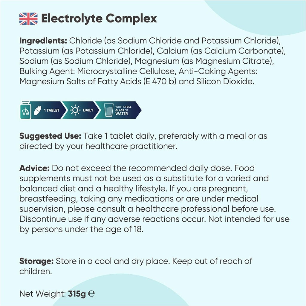 Weight World Electrolyte Complex 560 mg 180 Tablets