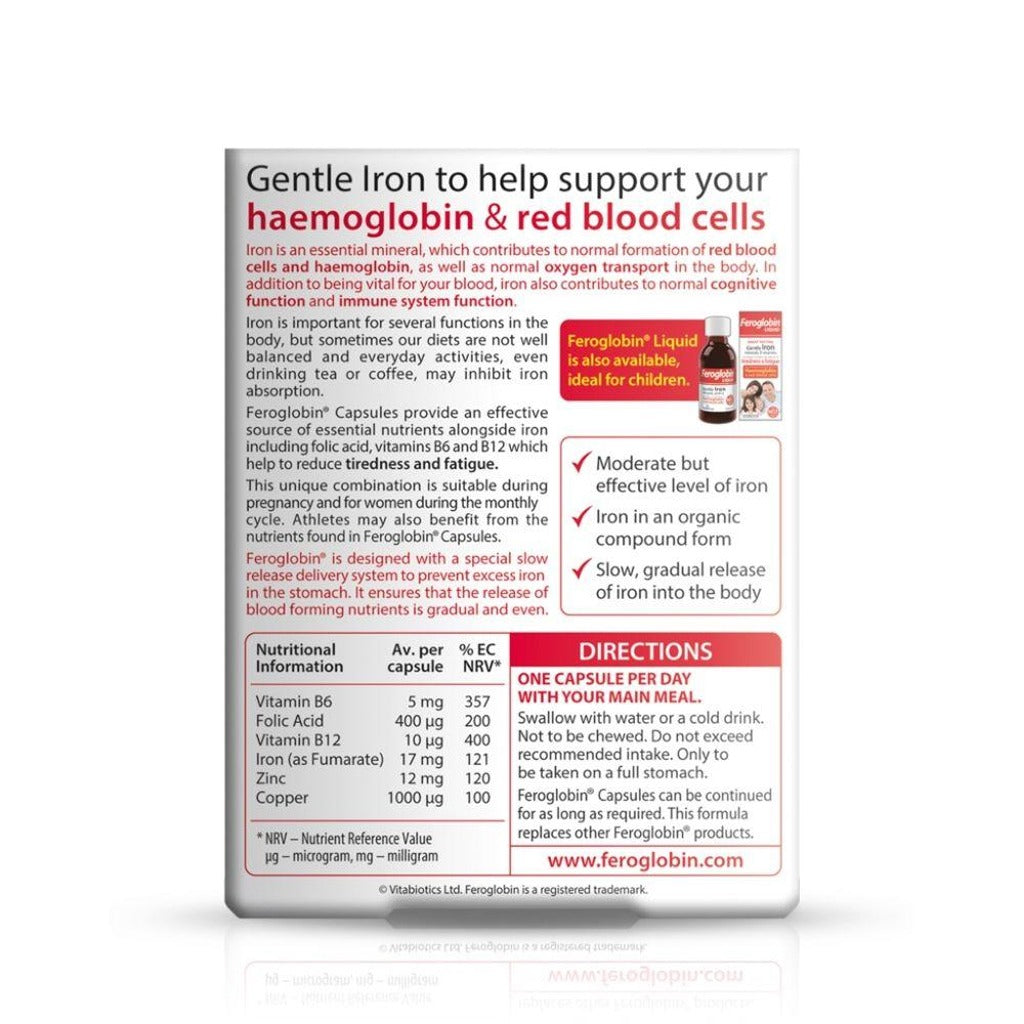 فيروجلوبين حديد 30 كبسولة - Feroglobin 30 Capsules