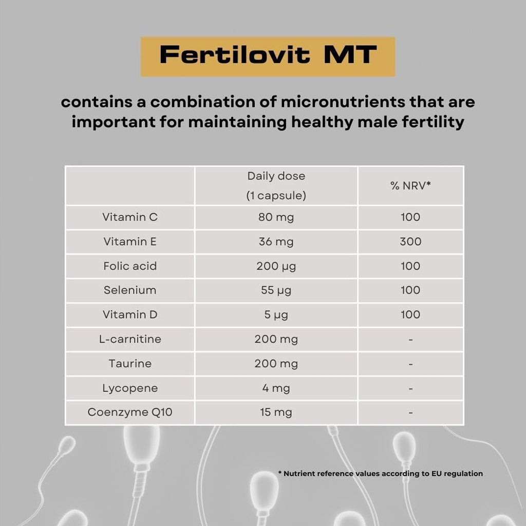 فيرتيلوفيت فيتامينات للرجال 90 كبسولة - Fertilovit® MT 90 Capsules