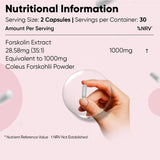 Forskolin 1000 mg 60 Capsules - Weight World Forskolin 1000 mg Capsules 60's 