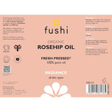 زيت روزهيب العضوي 100 مل - Fushi Organic Rosehip Oil 100ml