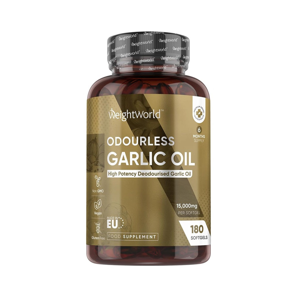 Garlic Capsules 90 Capsules - Weight World Odourless Garlic Capsules 90's