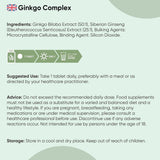 جينكو بيلوبا 6600 ملج 365 قرص - WeightWorld Ginkgo Biloba 6600mg 365 Tablets