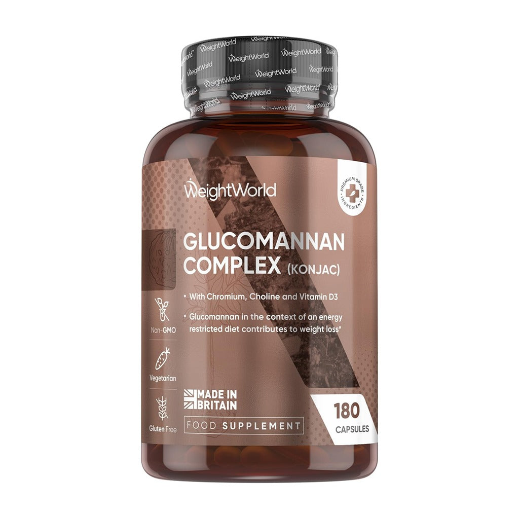 جلوكومانان كومبليكس 180 كبسولة - WeightWorld Glucomannan Complex 180 Capsules